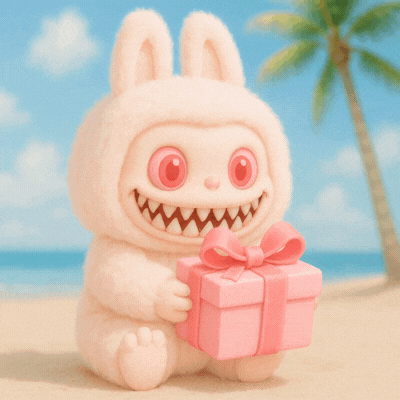 REAL LABUBU REWARD Mascot